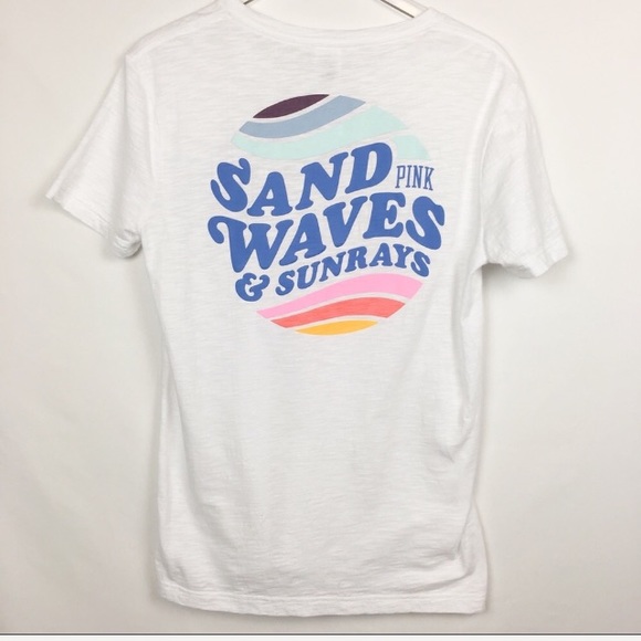 PINK Victoria's Secret Tops - PINK Victoria’s Secret Sand Waves & Sunrays Shirt